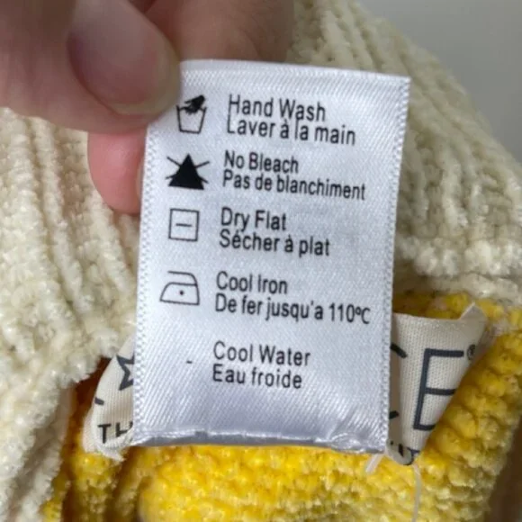 L*SPACE | NWT Sun Seeker Yellow Tie Waist Chenille Lounge Shorts | Size XL - Picture 9 of 10